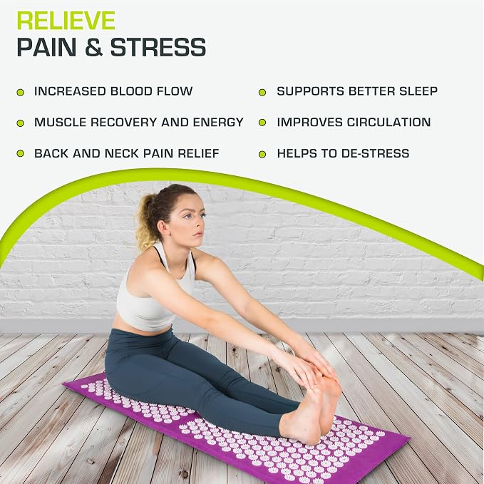 ProsourceFit Acupressure Mat and Pillow Set - Image 4