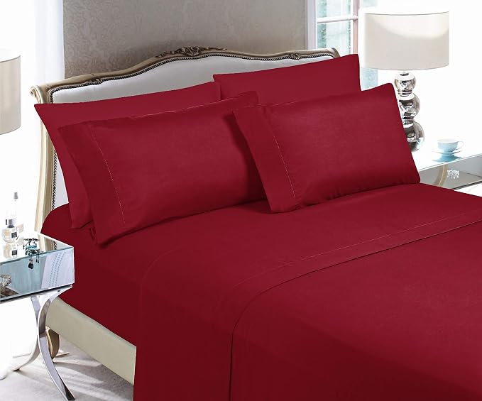 Elegant Comfort Luxury Soft Bed Sheets 1500 Premium Hotel Quality Microfiber - Image 2