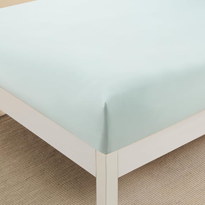 Twin XL Fitted Sheet Only with Full Elastic & Built in Corner Sheet Straps to - Image 3