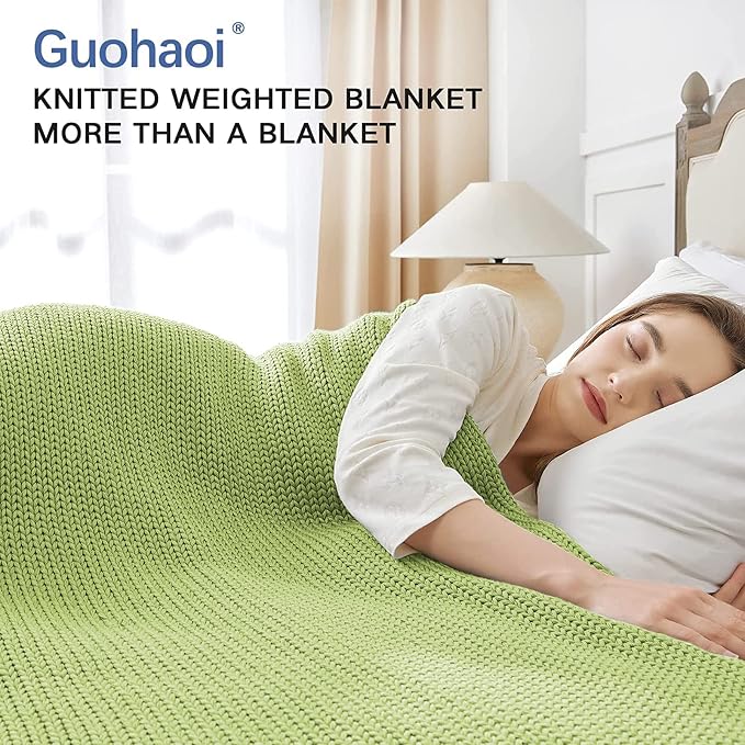 Guohaoi Knitted Weighted Blanket - Image 3