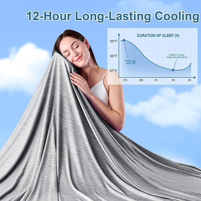KMUSET Cooling Blanket, Double Sided Summer Cooling Blankets - Image 2
