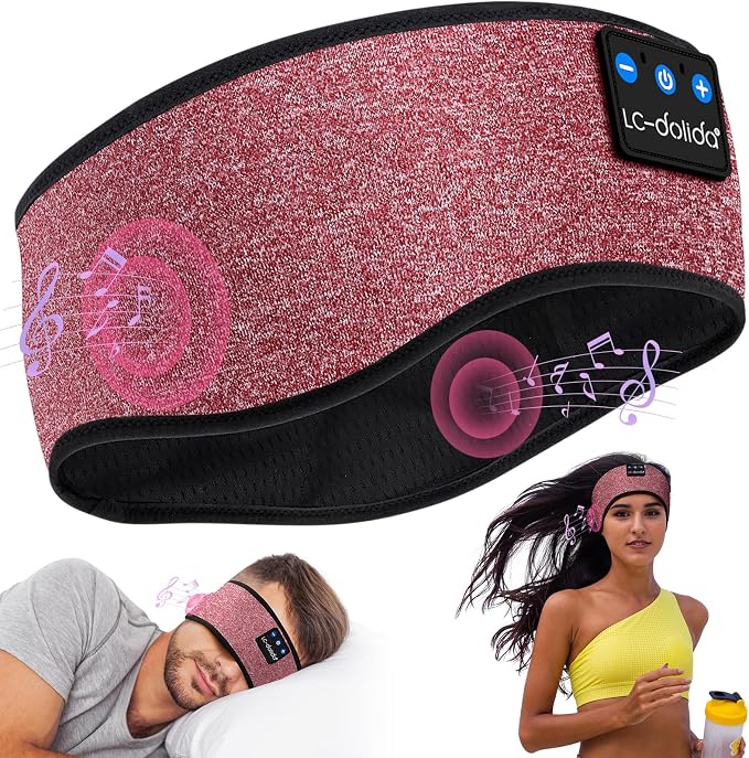 LC-dolida Sleep Headphones Bluetooth Headband Sleeping Wireless Headband by LC-dolida