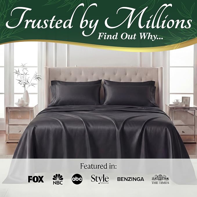 DECOLURE 100% Viscose Derived from Bamboo Sheets King Size - Image 5