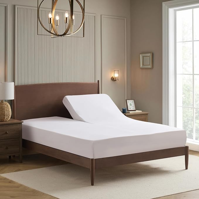 Split Head King Sheets Set for Adjustable Beds 4 Piece Flex Top Bed Sheets – by SweetHomeCollection