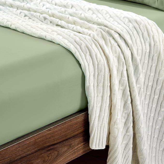 FreshCulture Queen Fitted Sheets, Bulk Pack of 6, Deep Pocket, Soft Microfiber - Image 5