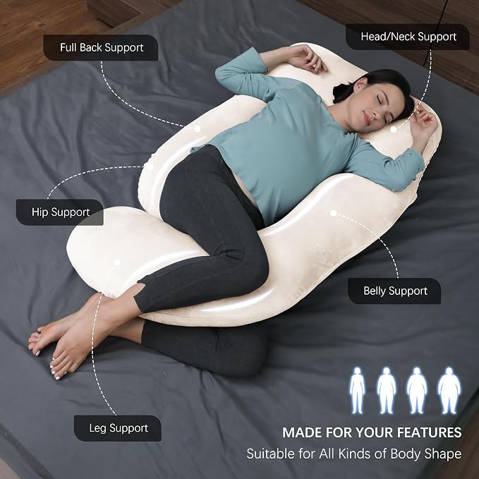MOON PARK Pregnancy Pillows for Sleeping - Image 2