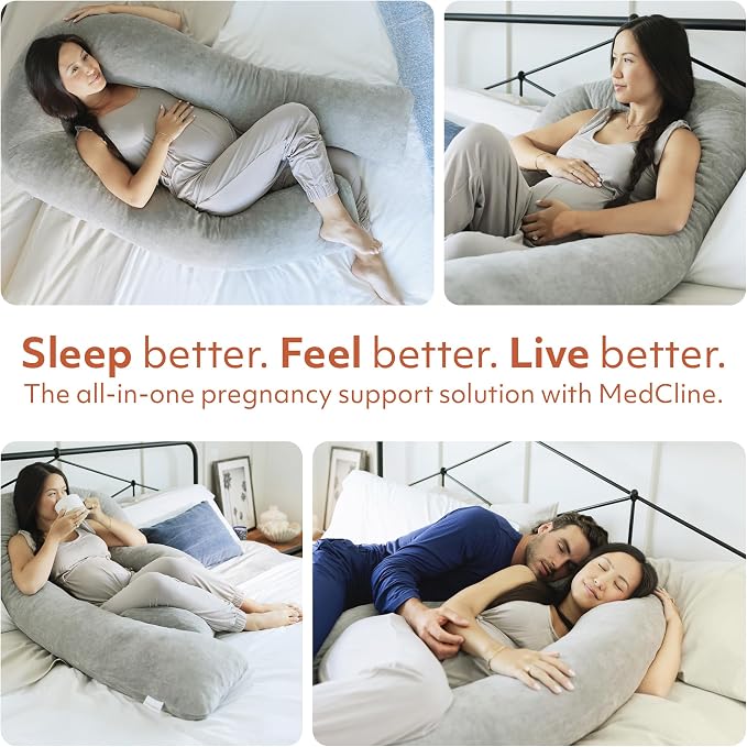 MedCline Pregnancy Pillow, Full Body Maternity Pillow - Image 5