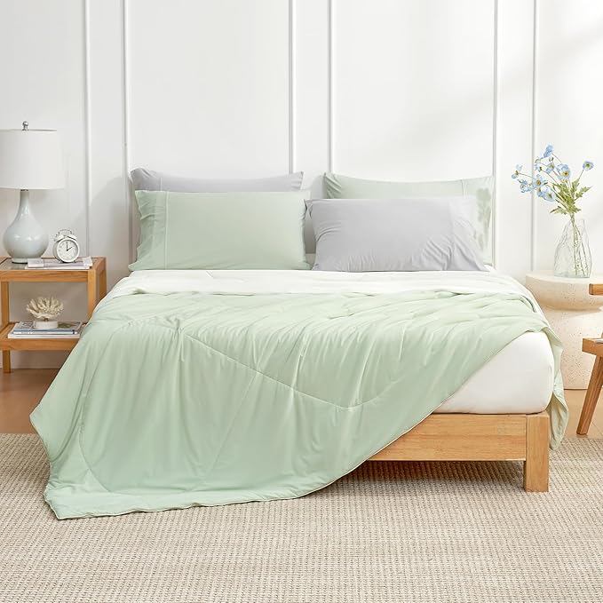 Cozy Bliss Cooling Comforter Queen Size, Cooling Blankets - Image 2