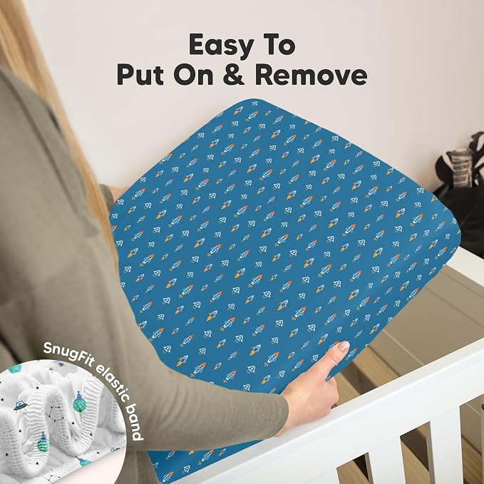 KeaBabies 2-Pack Organic Crib Sheets - Image 6
