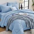 HEVUMYI Light Blue King Comforter Set by HEVUMYI
