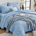 HEVUMYI Light Blue Full Comforter Set by HEVUMYI