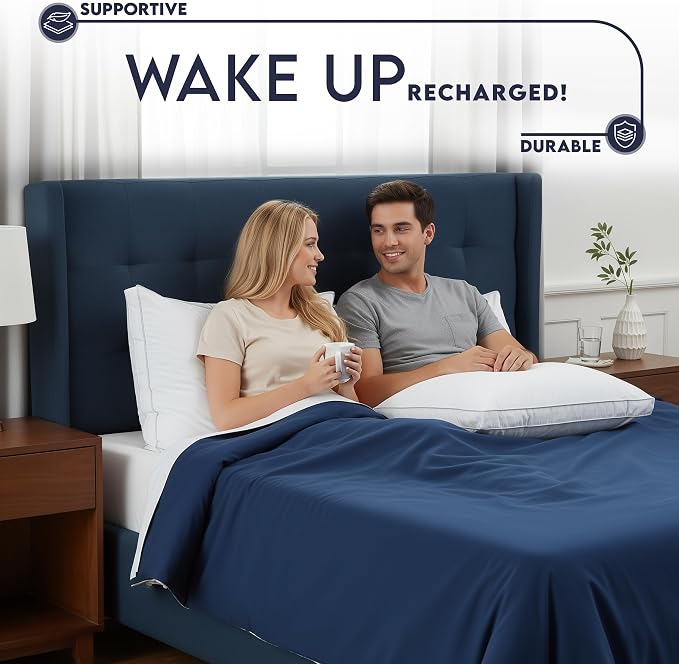 Utopia Bedding Bed Pillows for Sleeping King Size, Soft & Fluffy Pillow - Image 7