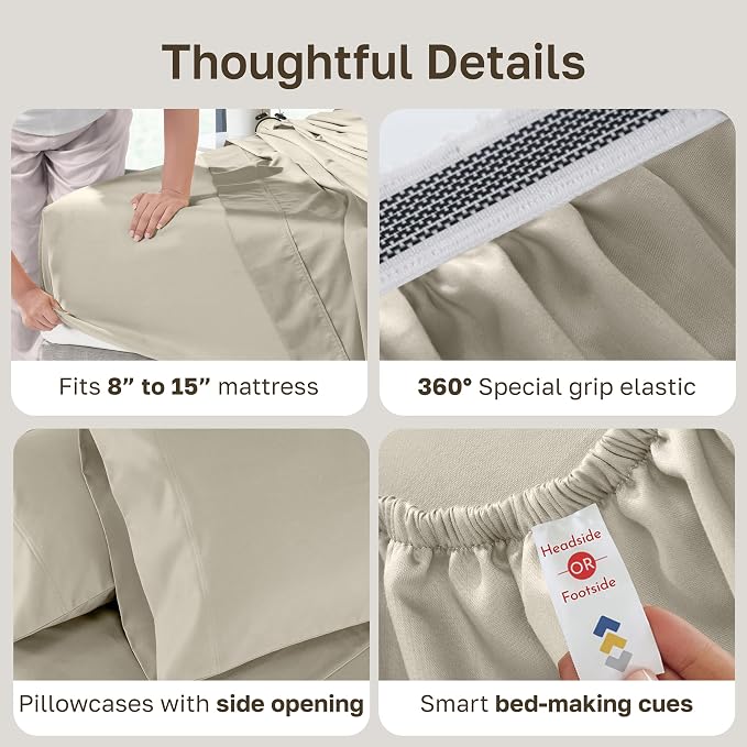 California Design Den Split King Sheet Set - Image 6