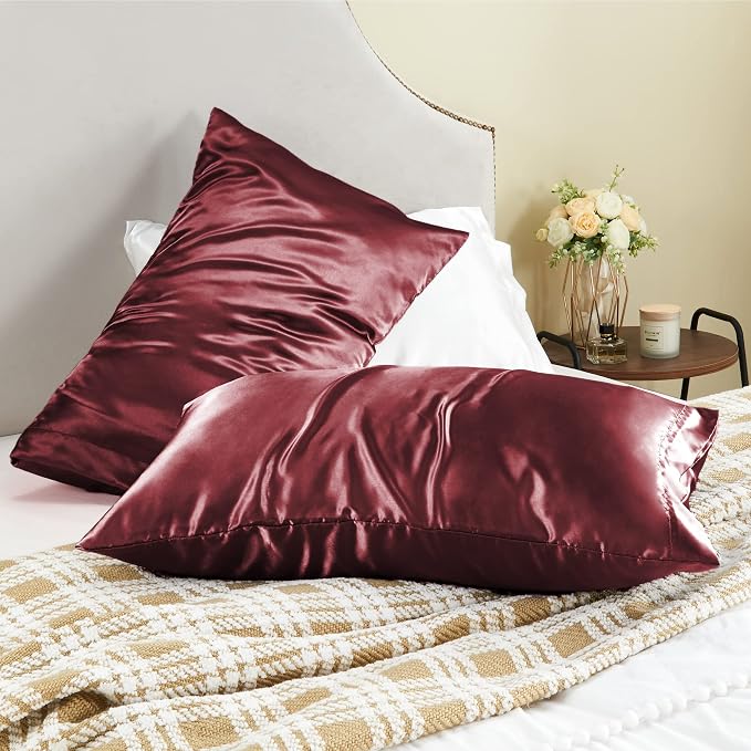 BEDELITE Satin Pillowcase for Hair and Skin, Super Soft and Cooling Similar to - Image 8