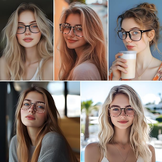 Blue Light Glasses for Woman Men | 99% Blue Light Blocking Glasses for Computer - Image 3