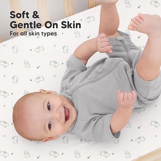 KeaBabies 2-Pack Organic Crib Sheets - Image 4