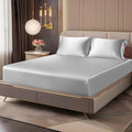 BEDELITE Satin Fitted Sheet and Pillowcases Set, Luxury Soft Similar to Silk by BEDELITE