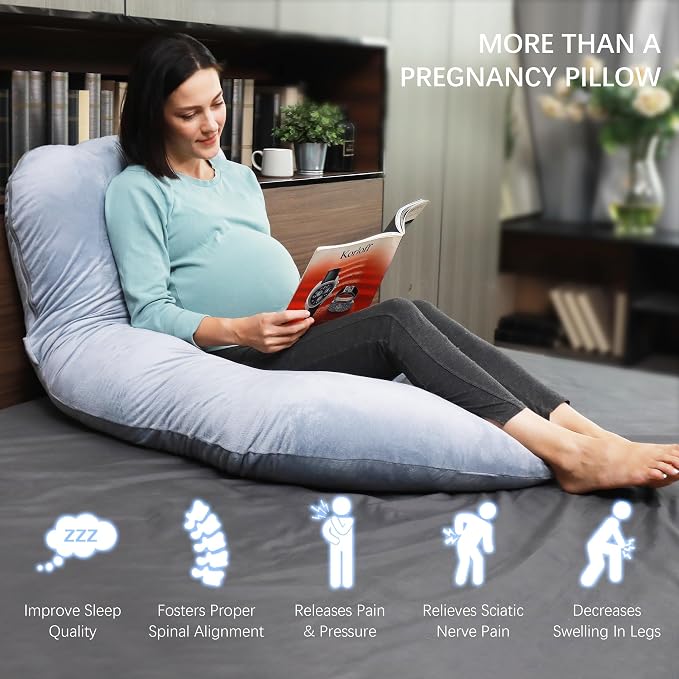 MOON PARK Pregnancy Pillows for Sleeping - Image 4