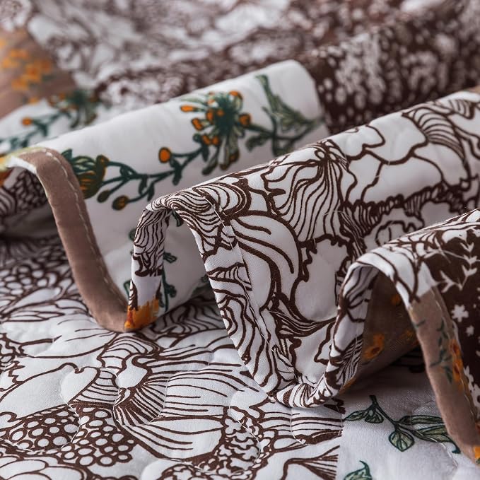 BEDIFANY Cotton Filling King Quilt Set - Image 4