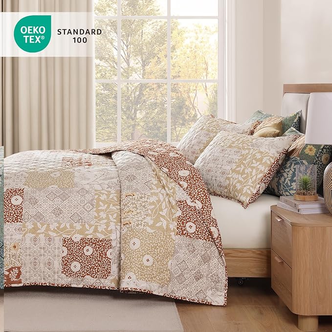 CASAAGUSTO Queen Quilt Set - Image 7