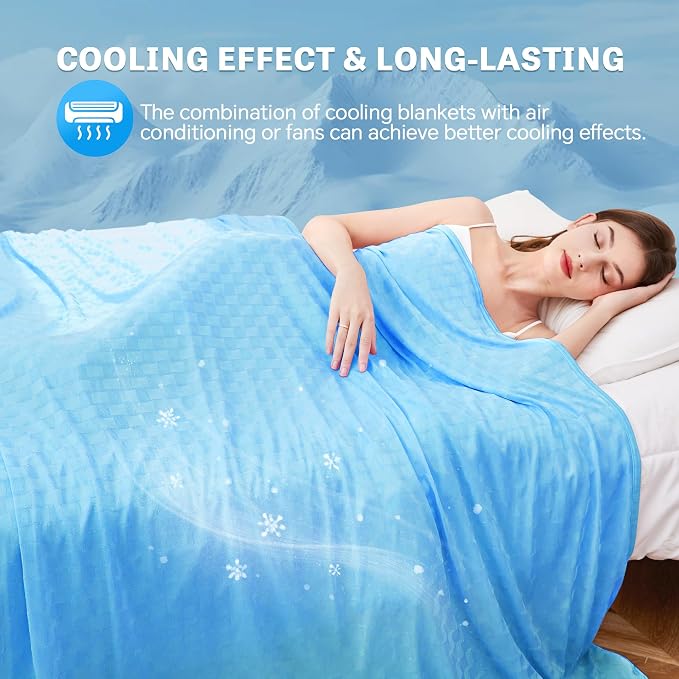 AmyHomie Cooling Blanket, Summer Blankets - Image 3