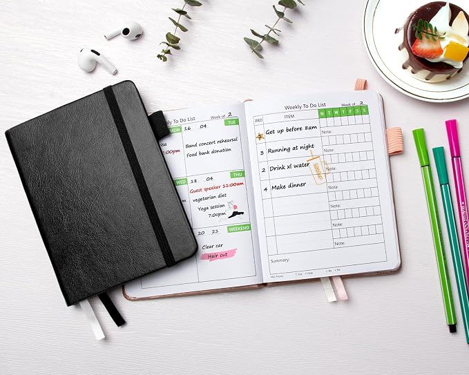 UpUDo Weekly Planner with Calendar, 160 pages Habits Tracker Journal - Image 6