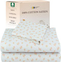 California Design Den Twin Floral Sheet Set, 100% Cotton 12" Pocket Twin Sheets by CaliforniaDesignDen