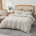 PURE ERA Jersey Knit 2pc Duvet Cover Set 100% T-Shirt Heather Cotton Super Soft by PUREERA