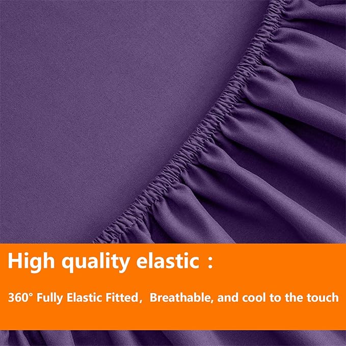 TAIMIT Purple Twin Size Comforter Set - Image 6