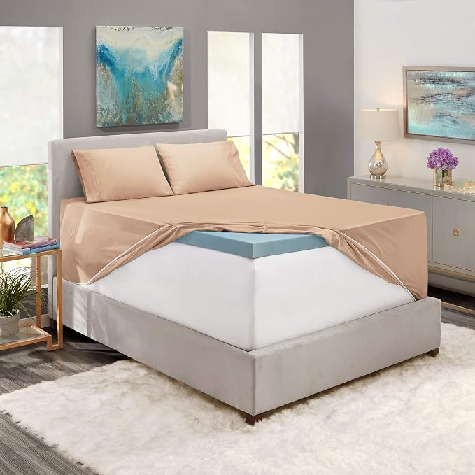 Hearth & Harbor Luxury Soft 6 Piece Bed Sheet Set Extra Deep Pocket Fitted - Image 5