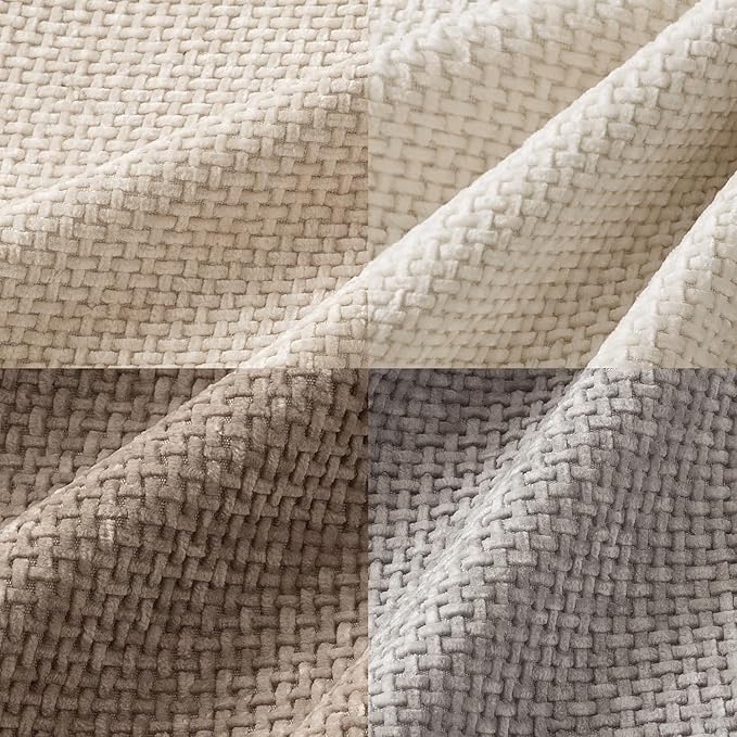 MIULEE Pack of 4 Couch Throw Pillow Covers 18x18 Inch Neutral Beige/Brown Soft - Image 2