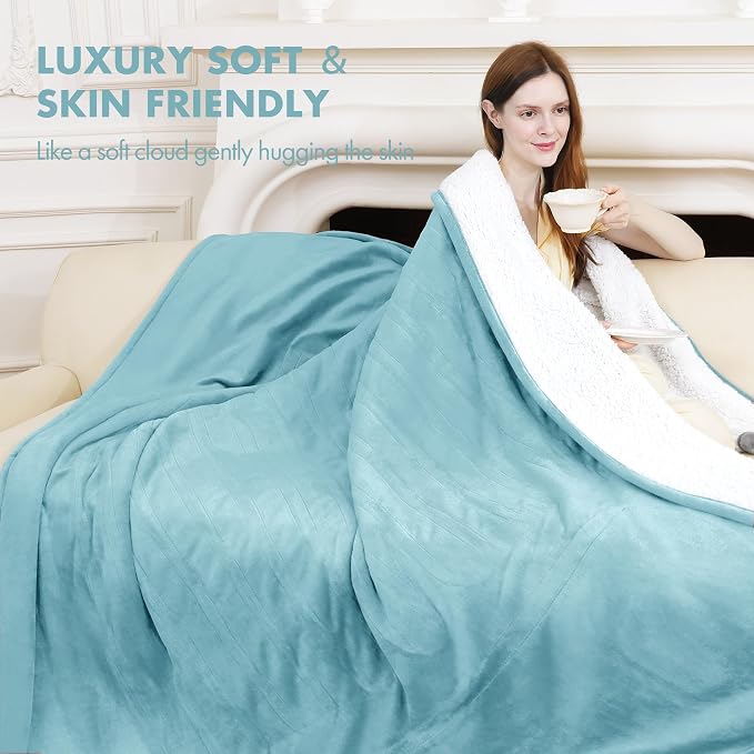 Electric Blanket Heated Throw 50" x 60" - Image 4
