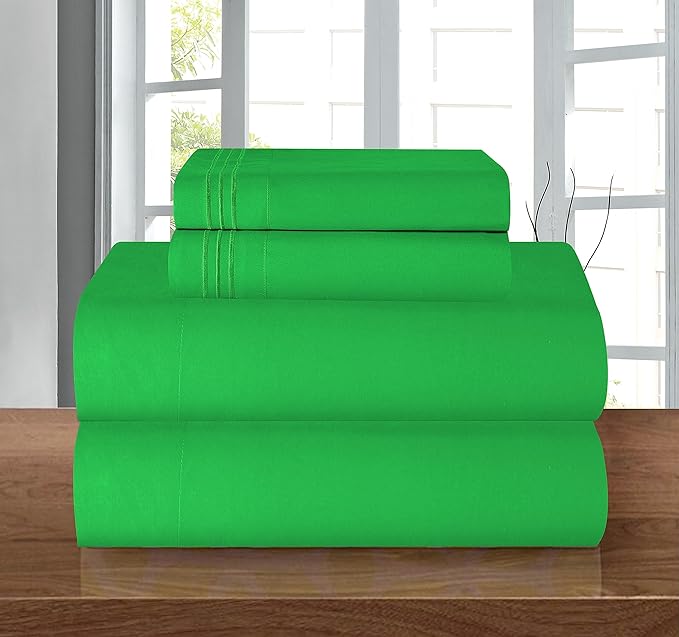 Elegant Comfort Luxury 1500 Premium Hotel Quality Microfiber 4-Piece Sheet Set by ELEGANTCOMFORT