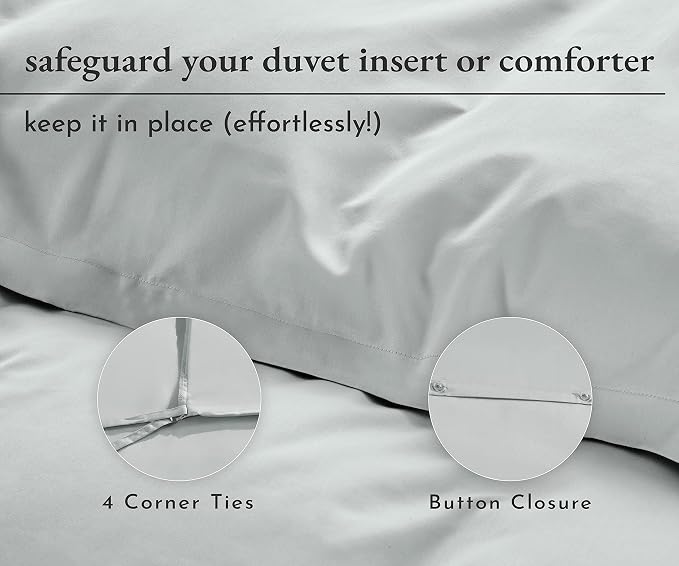 California Design Den 400 Thread Count Duvet Cover Oversized King Only - Image 5