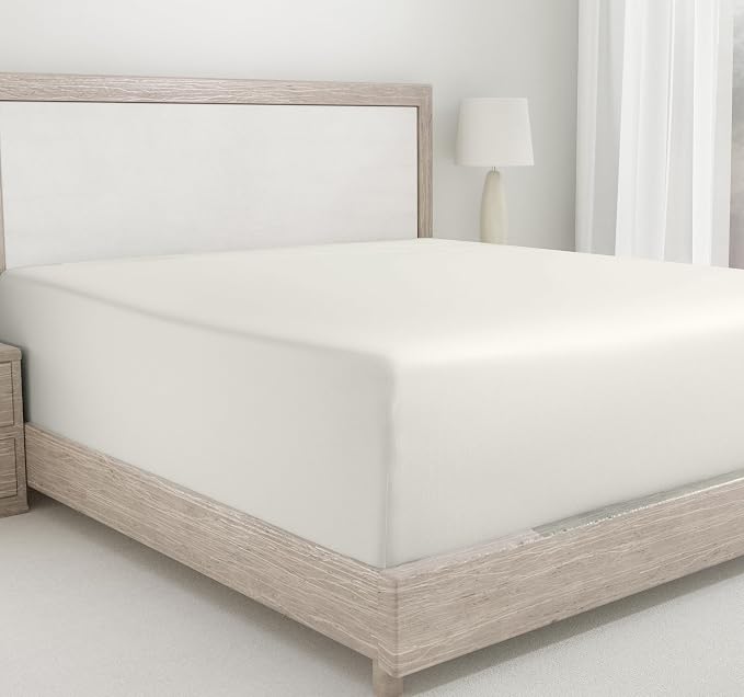California Design Den Full Fitted Sheet Deep Pocket, Soft 400 Thread Count 100% by CaliforniaDesignDen