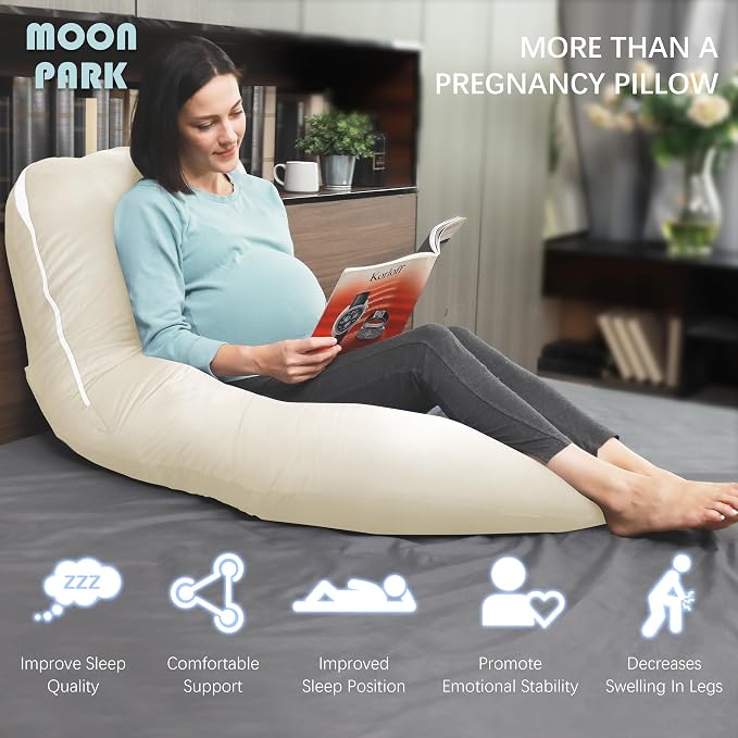 MOON PARK Pregnancy Pillows for Sleeping - Image 4