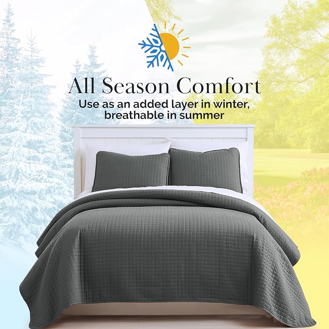 Southshore Fine Living, Inc. Oversized Quilt King Size Set, Microfiber Quilted - Image 9