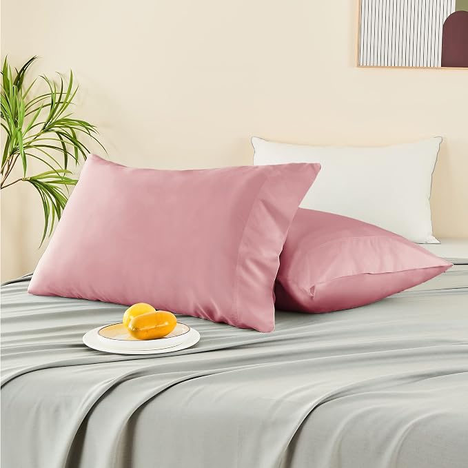 BEDELITE King Size Pillow Cases Set of 2, Rayon Derived from Bamboo, Cooling - Image 7