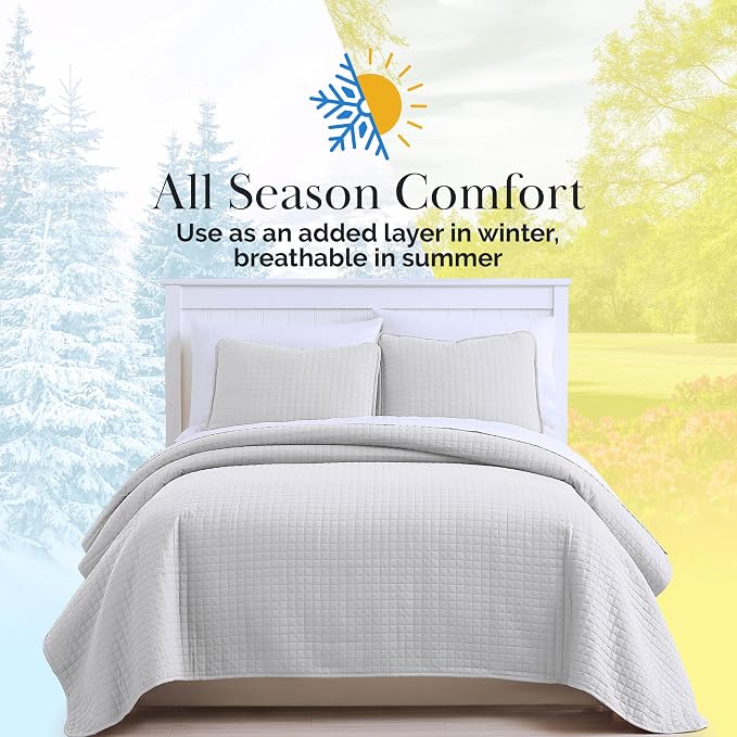 Southshore Fine Living, Inc. Oversized Quilt King Size Set, Soft Microfiber - Image 9