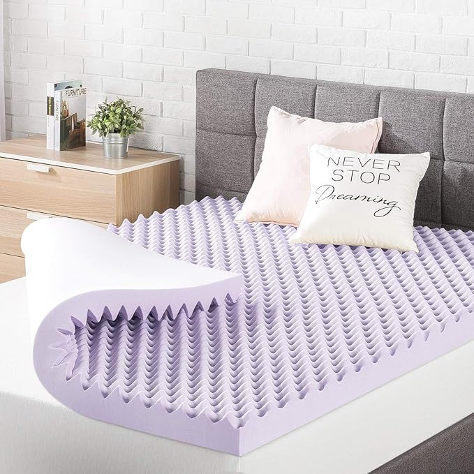 Best Price Mattress 3 Inch Egg Crate Memory Foam Mattress Topper by BestPriceMattressInc