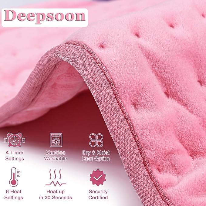 Deepsoon Heating Pad, Electric Heating Pads - Image 7