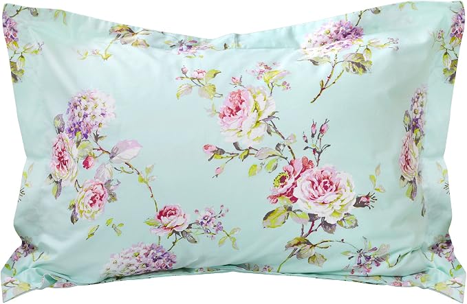 FADFAY Girls Bedding Floral Duvet Cover Set Twin Size Hydrangea Flower 100% - Image 7