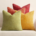 MIULEE Pack of 4 Burnt Orange Couch Throw Pillow Covers 18x18 Inch Yellow Green by MIULEE