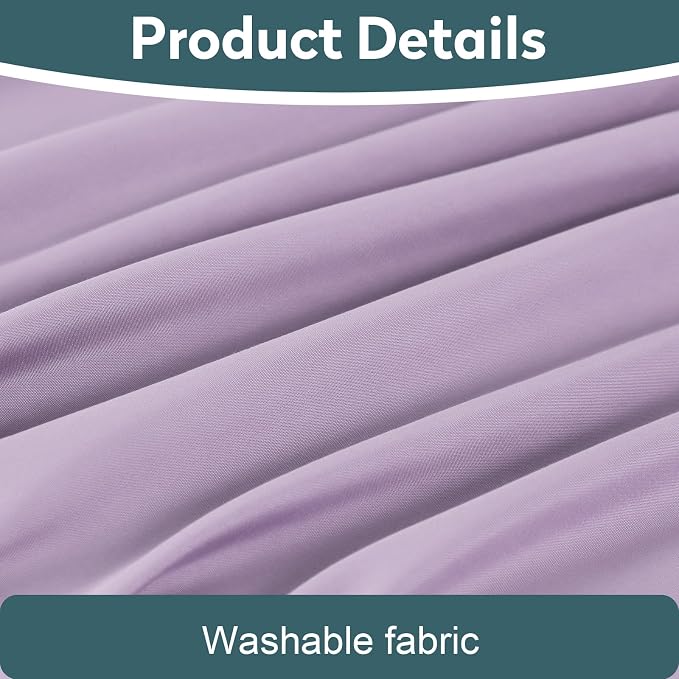 Toodou Soft Silky Touch, Mmost Comfortable and Luxurious Lavender Twin Flat - Image 6