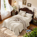LBRO2M 1000 Thread Count 100% Egyptian Cotton Sheets Set King Size, 4 Piece by LBRO2MBedding