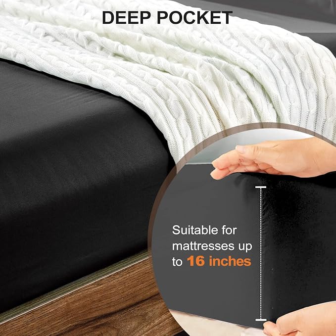 FreshCulture California King Fitted Sheet Only - Image 4