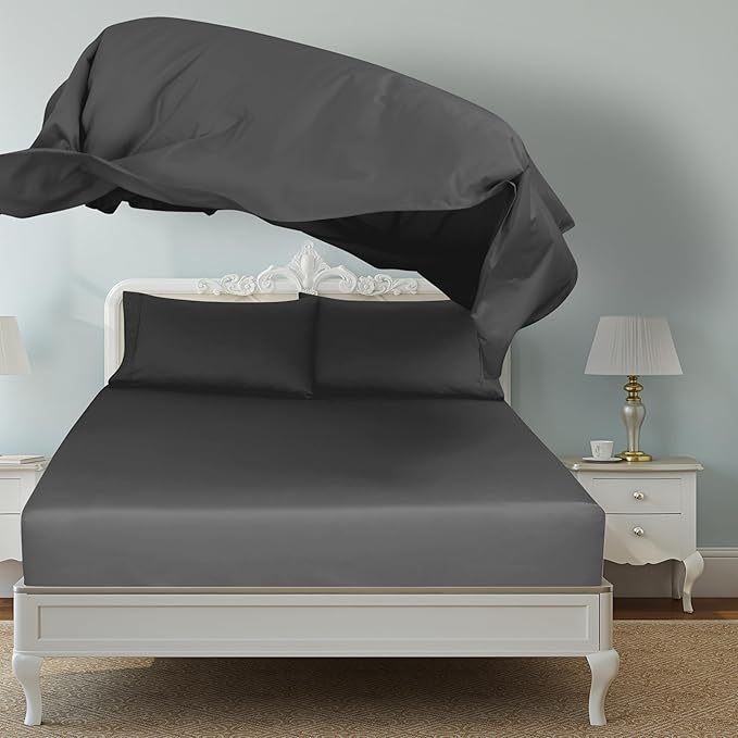 Royale Linens 2 Pack Bulk Flat Sheet Set - Image 6