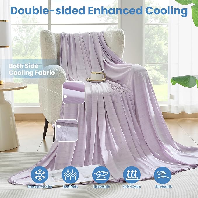 OIGAE Cooling Blanket for Hot Sleepers - Image 3