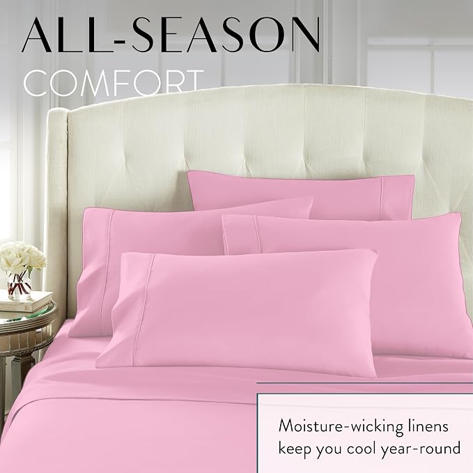 Danjor Linens Bed Sheet Set Cal King - Image 6