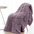 Wemore Shaggy Long Fur Faux Fur Weighted Blanket, Cozy and Fluffy Plush Sherpa by WemoreDirect